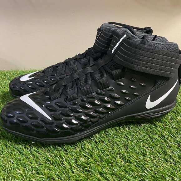 Nike Force Savage Pro 2 Black White Football Cleats AH4000-002 Men Size NEW